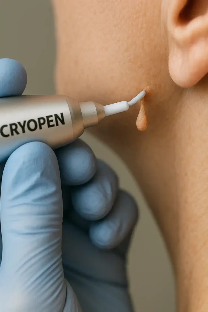 Cryopen for skin tags removal Dormer's Wells speak to our team today!