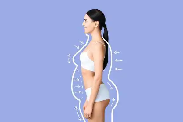 image of woman experiencing fat reduction treatment Dormer's Wells