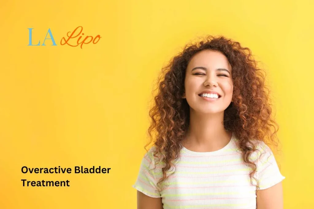 woman smiling about overactive bladder treatment Dormer's Wells solutions