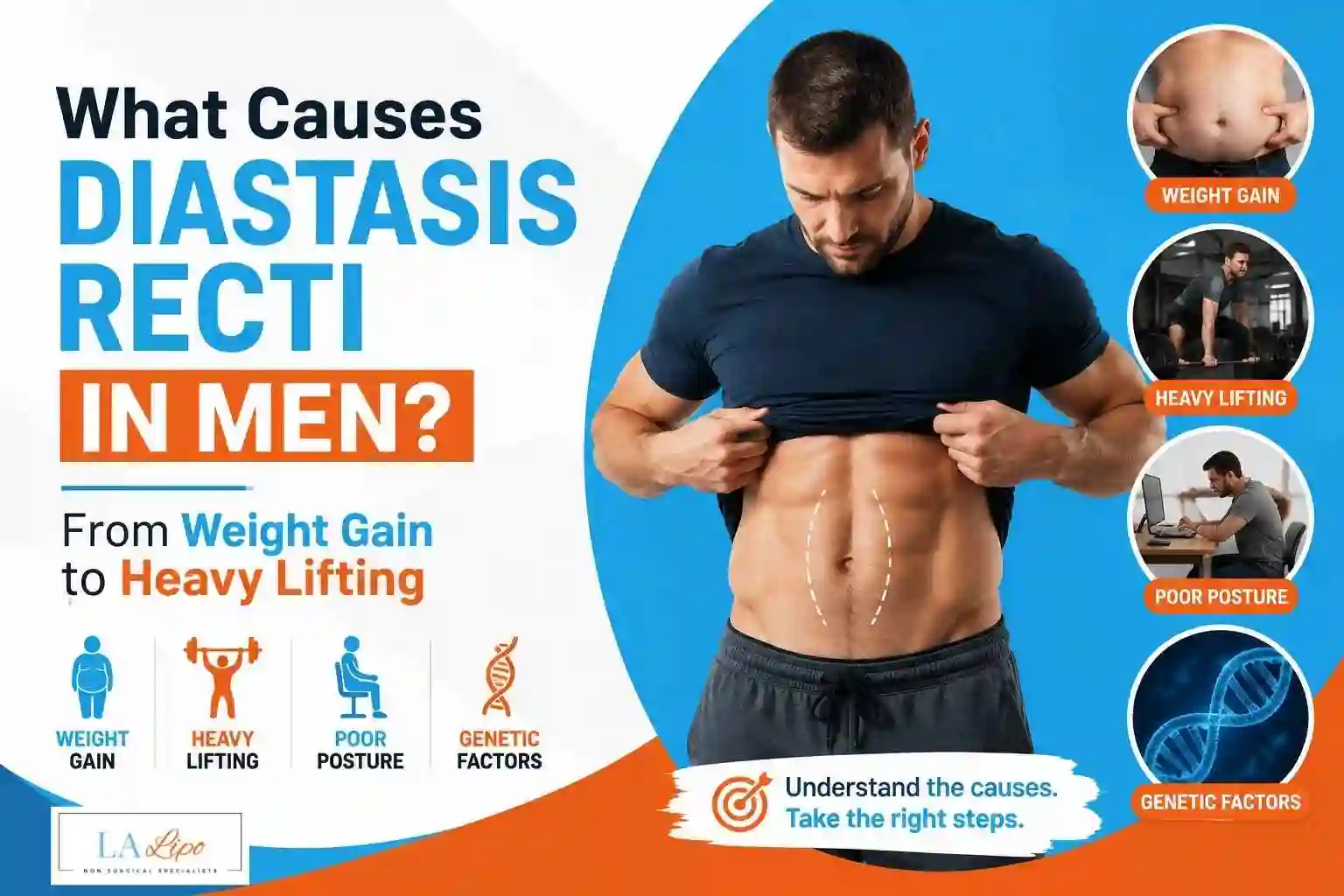 What Causes Diastasis Recti in Men? From Weight Gain to Heavy Lifting Dormer's Wells